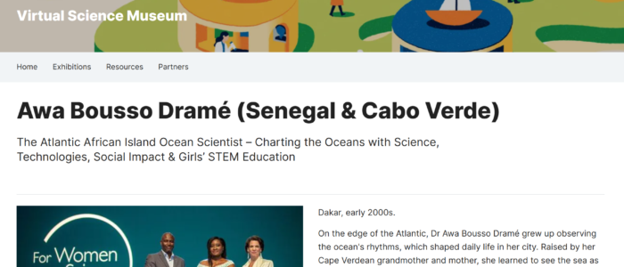 UNESCO-Virtual Museum Women in Science | Dr Awa B Dramé featured as an Atlantic African Island Ocean Scientist